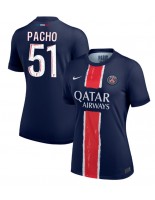 Paris Saint-Germain Willian Pacho #51 Hjemmedrakt Dame 2024-25 Korte ermer